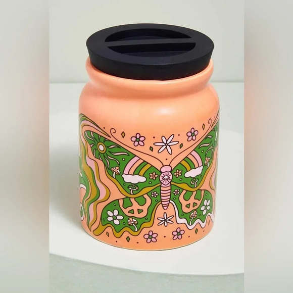 EARTHBOUND Other - Retro Mushroom Butterfly Stash Jar (EB Exclusive), New